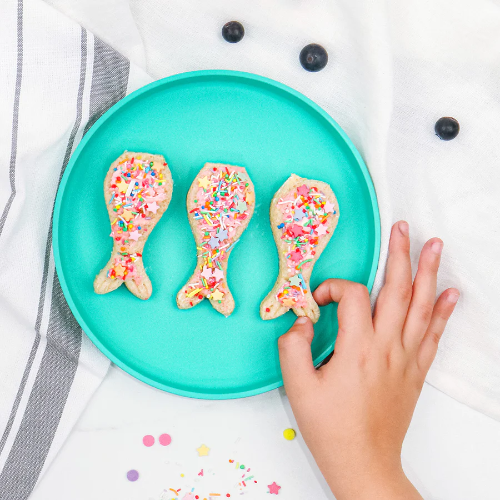 Wykrawacze do kanapek Lunch Punch – ekologiczne, 100% recykling, idealne na szkolne śniadania i pikniki, wzór: syrena