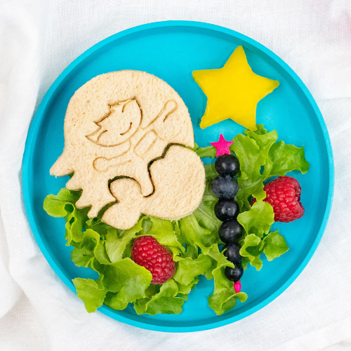 Wykrawacze do kanapek Lunch Punch – ekologiczne, 100% recykling, idealne na szkolne śniadania i pikniki, wzór: syrena