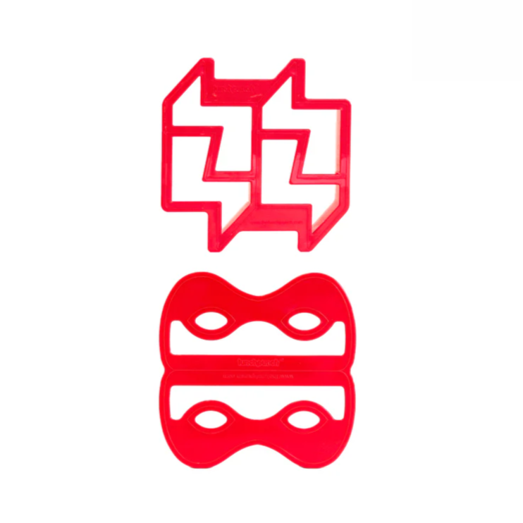 Wykrawacze do kanapek Lunch Punch – ekologiczne, 100% recykling, idealne na szkolne śniadania i pikniki, wzór : superbohater