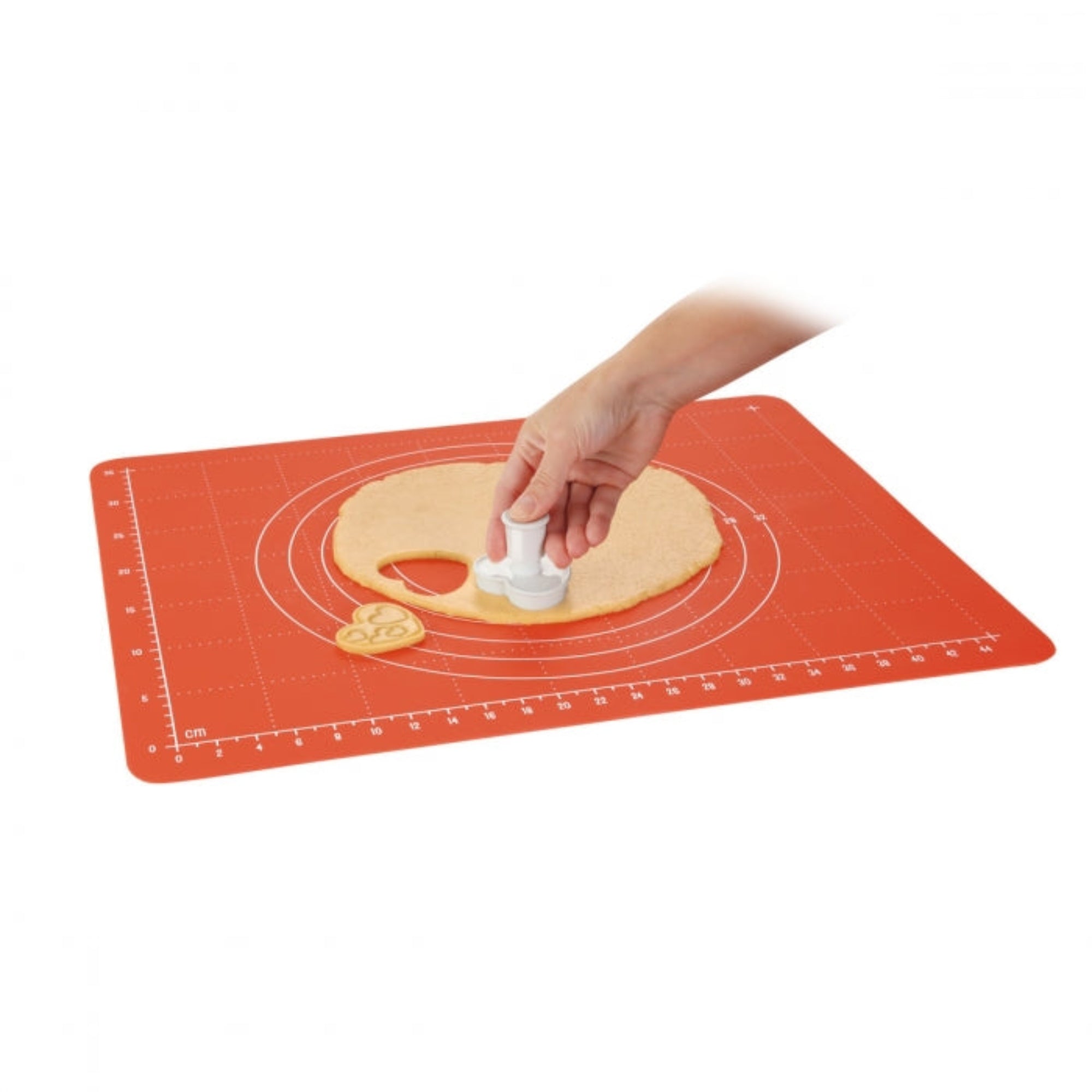 Wykrawacze DELÍCIA z tłoczeniem serduszek; tworzywo bez BPA, nadaje się do zmywarki, do ciastek i mas cukrowych