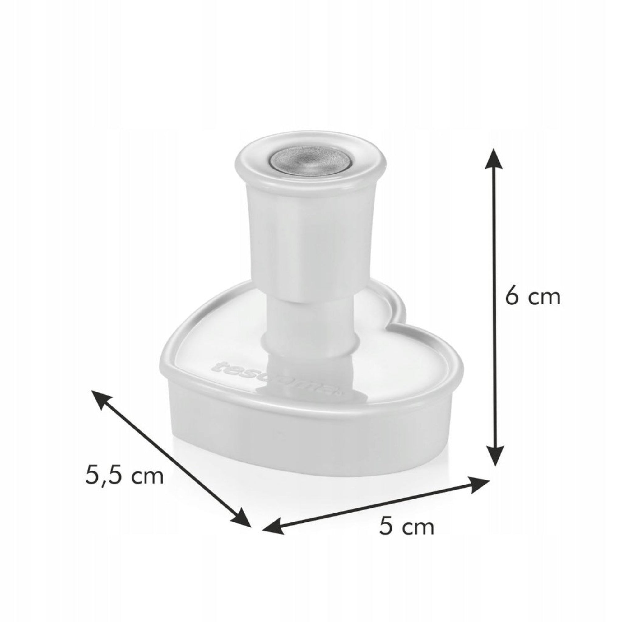 Wykrawacze DELÍCIA z tłoczeniem serduszek; tworzywo bez BPA, nadaje się do zmywarki, do ciastek i mas cukrowych