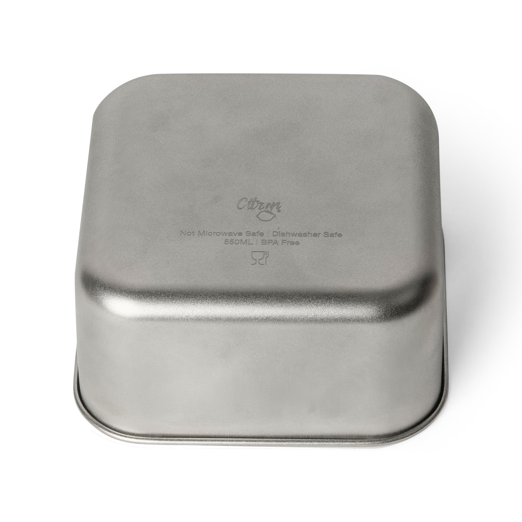 Zestaw 3 pojemników Citron Spaceship ze stali nierdzewnej 550/350/220 ml, kompaktowe, bez BPA, idealne na przekąski i owoce