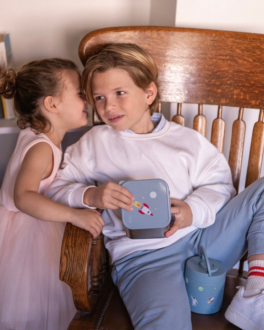 Zestaw 3 pojemników Citron Spaceship ze stali nierdzewnej 550/350/220 ml, kompaktowe, bez BPA, idealne na przekąski i owoce