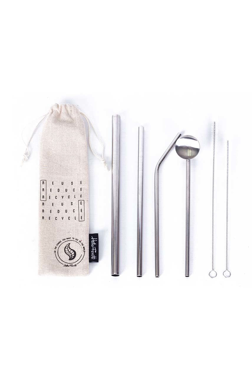 Zestaw słomek Helio Ferretti - wielorazowe, uniwersalne, łatwe czyszczenie