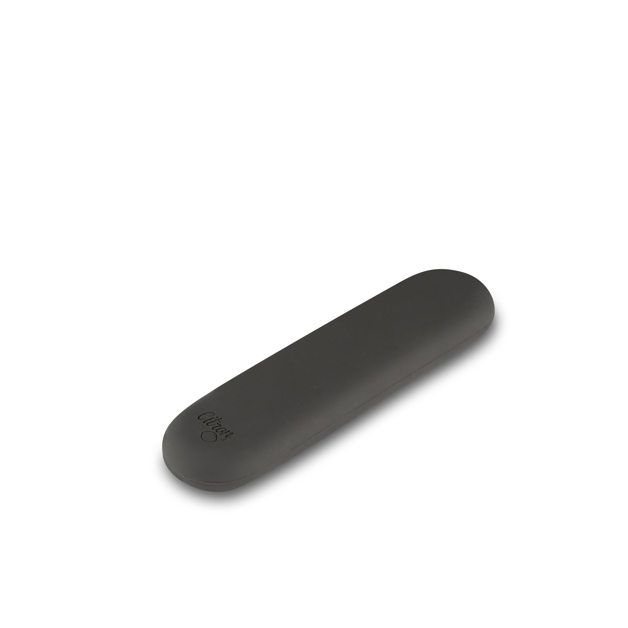 Zestaw sztućców Citron Black ze stali nierdzewnej 304 z silikonowym etui, kompaktowy, bez BPA, idealny do lunch boxa, kolor: czarny