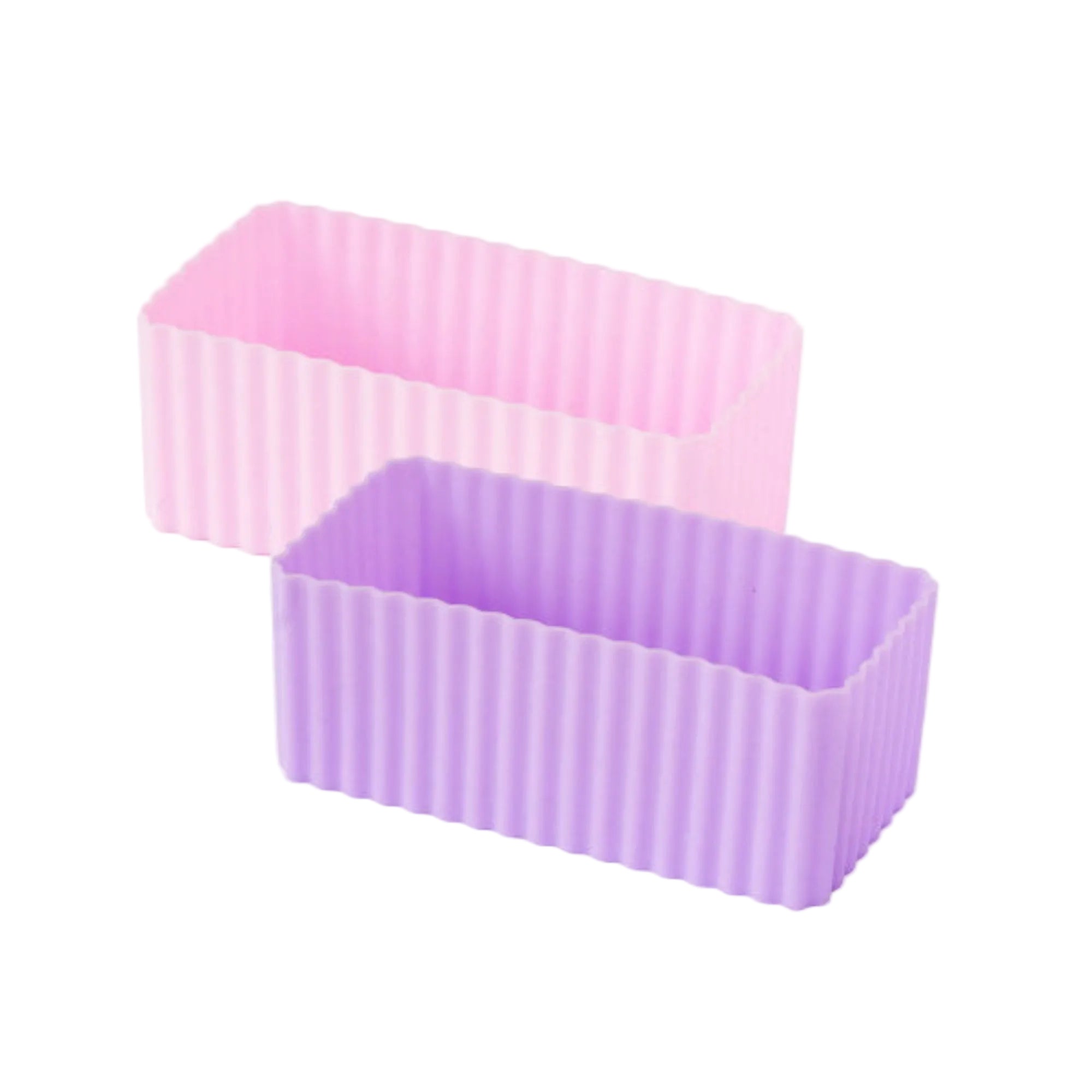 2 Foremki do lunchboxów Yumbox Rose / Lilac– idealne do rozdzielania przekąsek w lunchboxie, na owoce, orzeszki, sery i inne, kolor: różowy/fioletowy