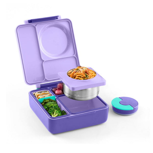 OMIE OMIEBOX lunch box z termosem, Purple Plum Omie Lunch Boxes & Totes | TwójLunchBox