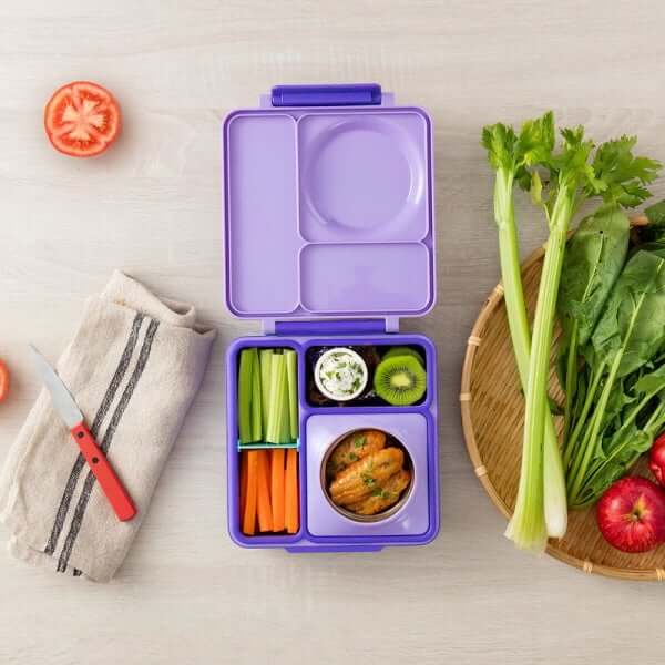 OMIE OMIEBOX lunch box z termosem, Purple Plum Omie Lunch Boxes & Totes | TwójLunchBox