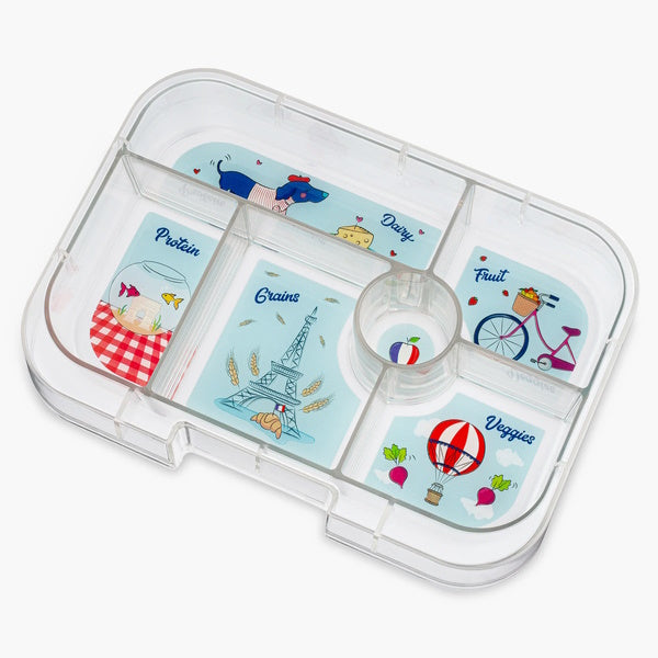 YUMBOX CLASSIC lunchbox, 6 przegródek, Fifi Pink/Paris tray Yumbox Lunch Boxes & Totes | TwójLunchBox