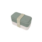 Monbento Original – dwupoziomowy lunchbox z miseczką. Szczelny, BPA free, do mikrofalówki i zmywarki. Stylowy francuski design, wzór: Natural Green