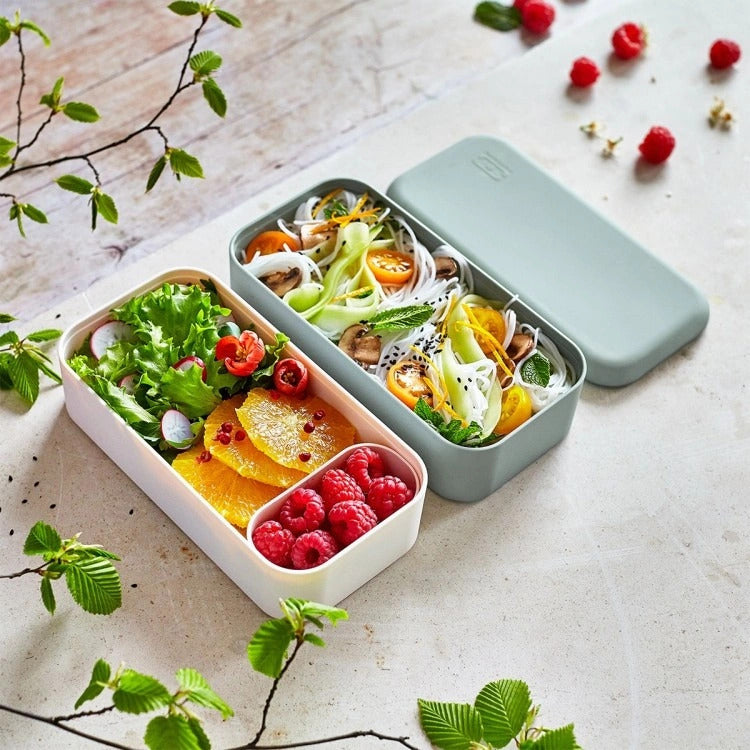 Minimalistyczny zielony bento box Monbento Original 1l do pracy i szkoły