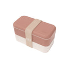 Monbento Original – dwupoziomowy lunchbox z miseczką. Szczelny, BPA free, do mikrofalówki i zmywarki. Stylowy francuski design, wzór: Pink Moka