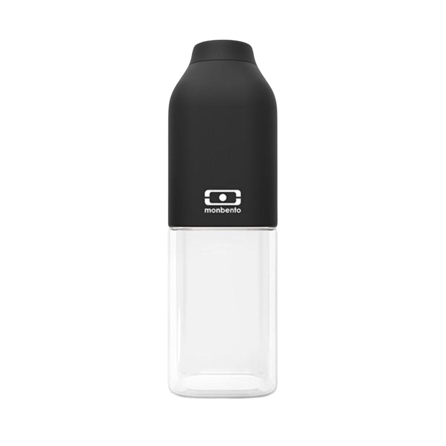 Monbento Positive M – ultralekka butelka 500 ml z tritanu. Trwała, kompaktowa, bez BPA, idealna do torby czy plecaka, wzór: onyx