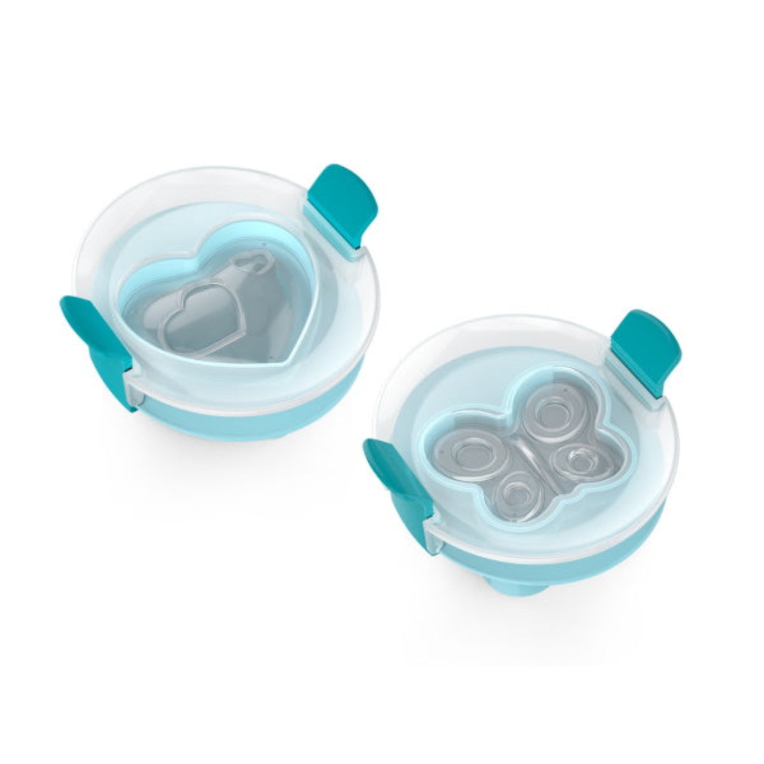 Foremki Lekkabox do jajek – zestaw 2 form w kształcie motyla i serca, łatwe w użyciu, bez BPA, idealne do lunchboxów i kreatywnych śniadań