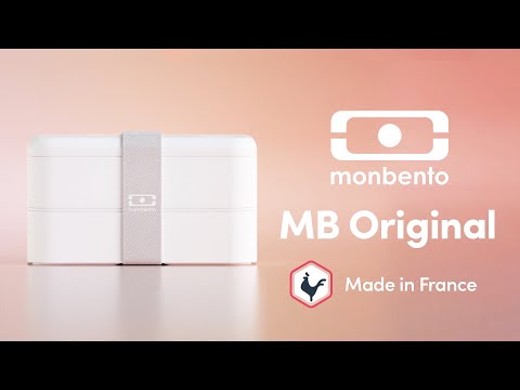 Monbento Original – dwupoziomowy lunchbox z miseczką. Szczelny, BPA free, do mikrofalówki i zmywarki. Stylowy francuski design, wzór: Jungle