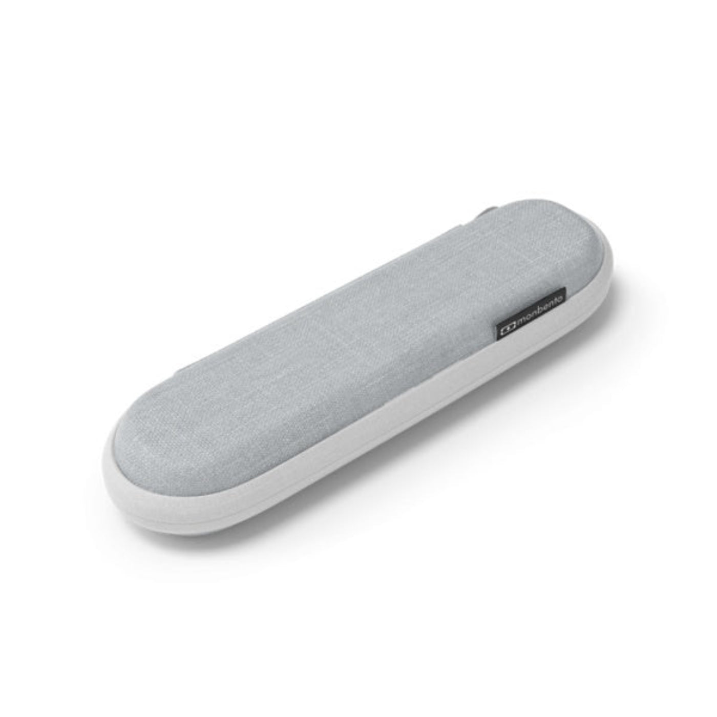 Monbento Slim Nest Silver – stalowy zestaw sztućców w etui na suwak, lekki, kompaktowy, trwały i idealny w podróży, kolor: srebrny