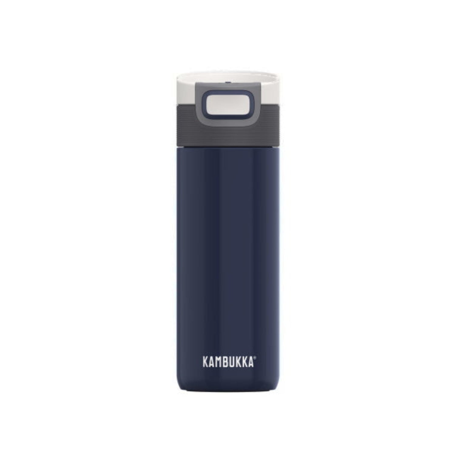 Kambukka Etna Denim Blue 500 ml – stalowy kubek termiczny, nakrętka 3w1, szczelny i stylowy, utrzymuje ciepło do 9h