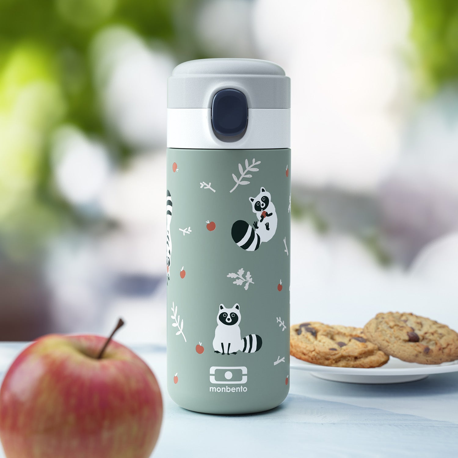 Monbento Pop Racoon – termos dla przedszkolaka utrzymujący zimny napój do 12h