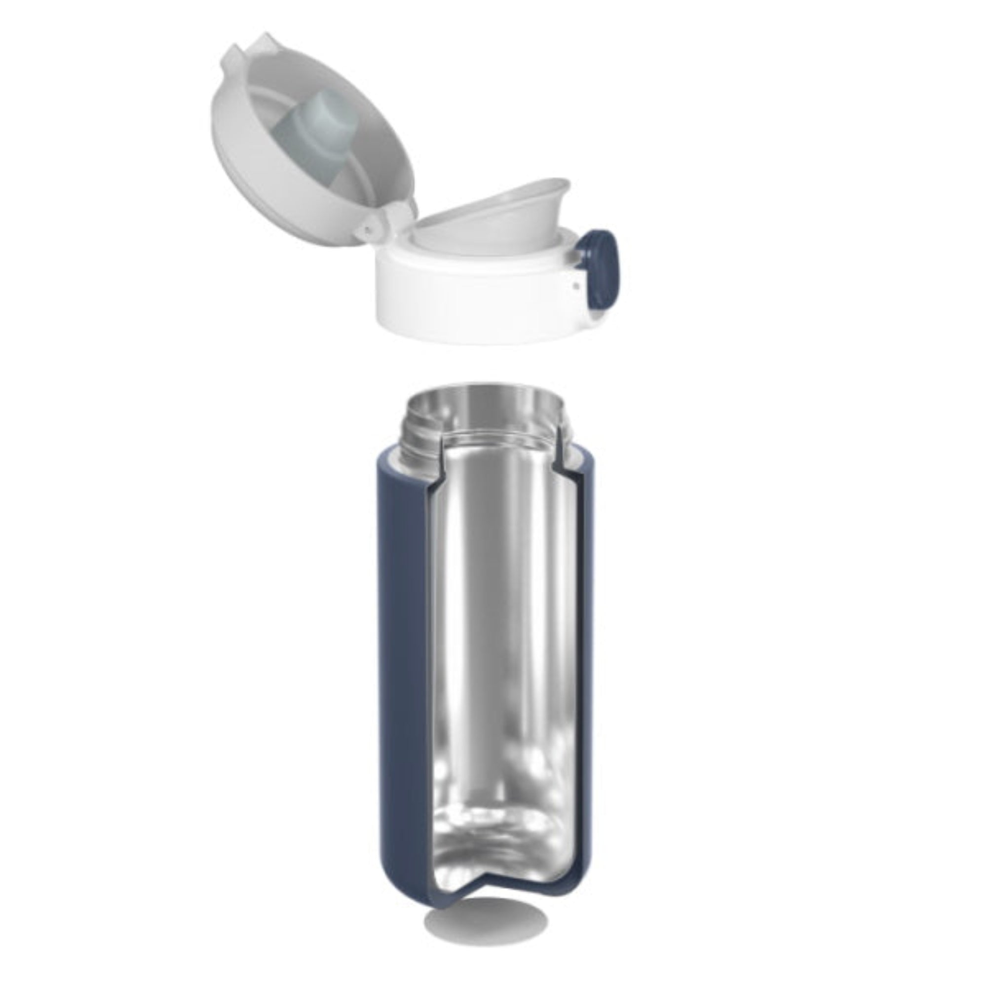 Kubek termiczny Monbento Pop Infinity – idealny do szkoły, pracy i na trening. Lekki, szczelny, bez BPA, z izolacją próżniową do 12 godzin, kolor: granatowy