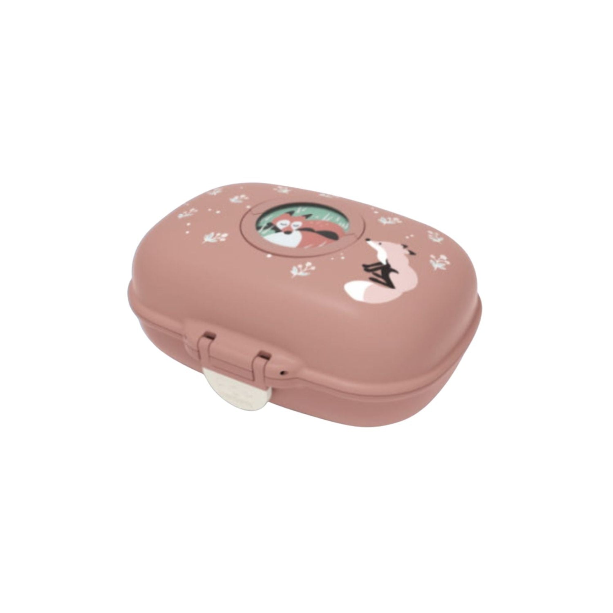 Monbento Gram Fox – kompaktowy lunchbox dla dzieci. Lekki, szczelny i bez BPA. Idealny na kanapki, owoce i przekąski do szkoły i na wycieczkę, wzór: lis