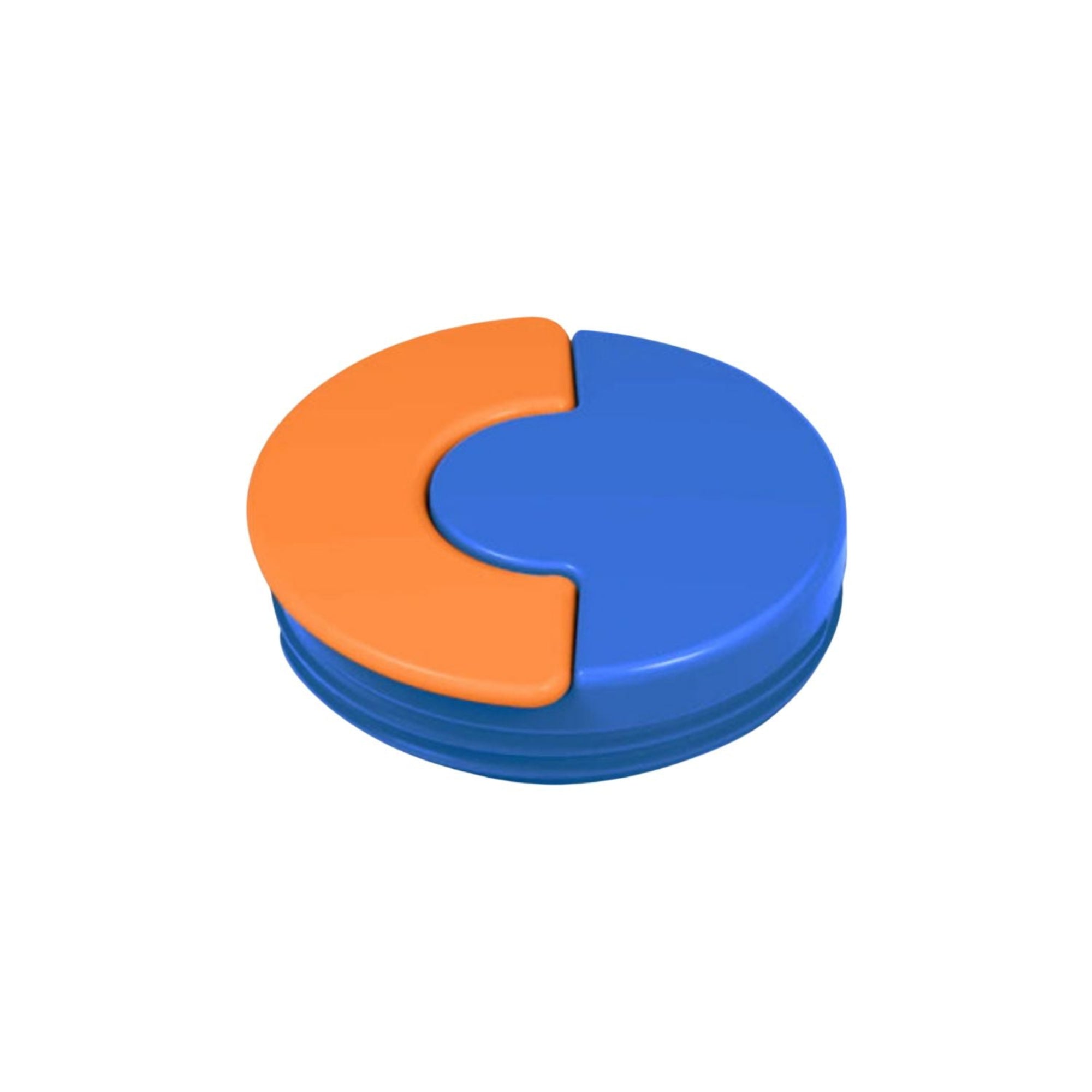 Niebieska nakrętka do termosu OmieBox – szczelna i bez BPA, kolor: blue sky