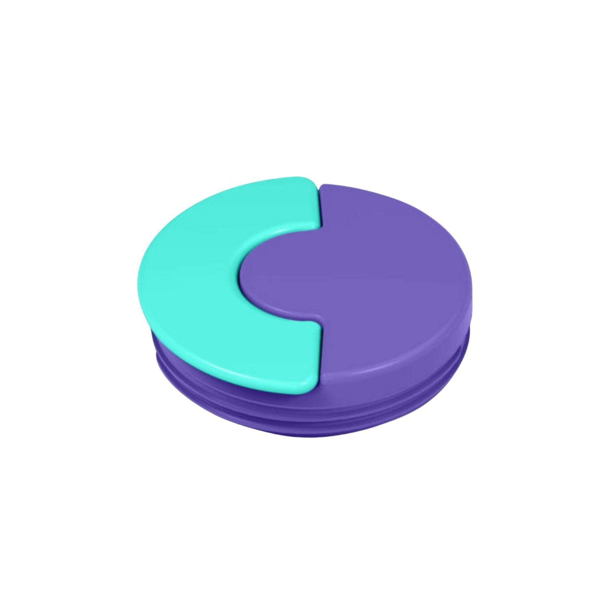 Fioletowa nakrętka do termosu OmieBox – szczelna i bez BPA, kolor: purple plum