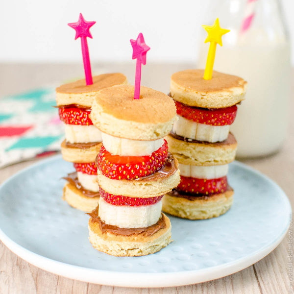 Kolorowe patyczki do przekąsek Lunch Punch– higieniczne, trwałe i wolne od BPA, świetne na kinderbal i do szkoły.