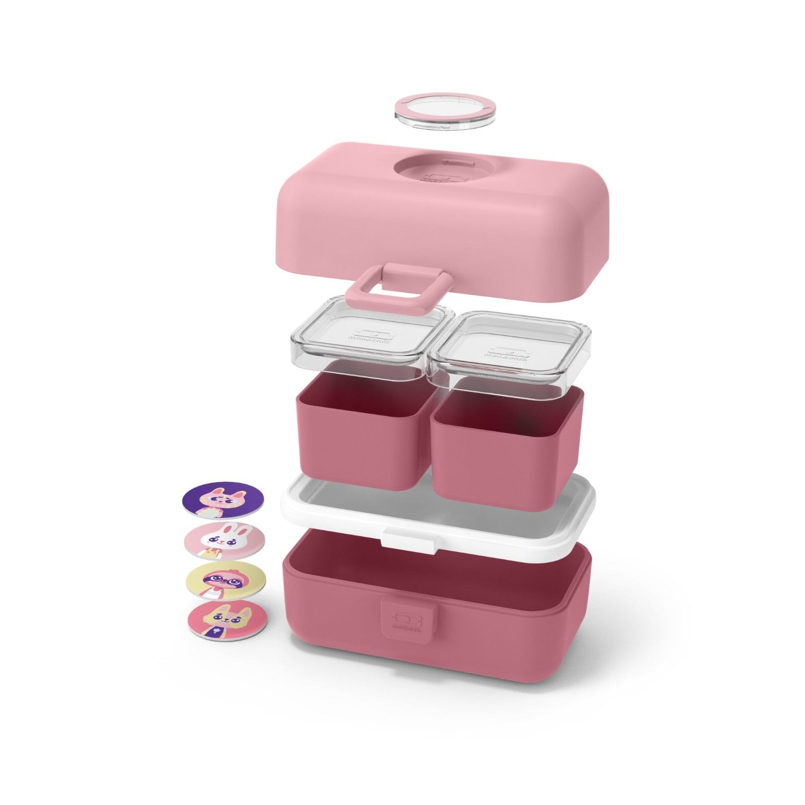 Monbento Tresor Blush – szczelna śniadaniówka dla dziewczynki do szkoły