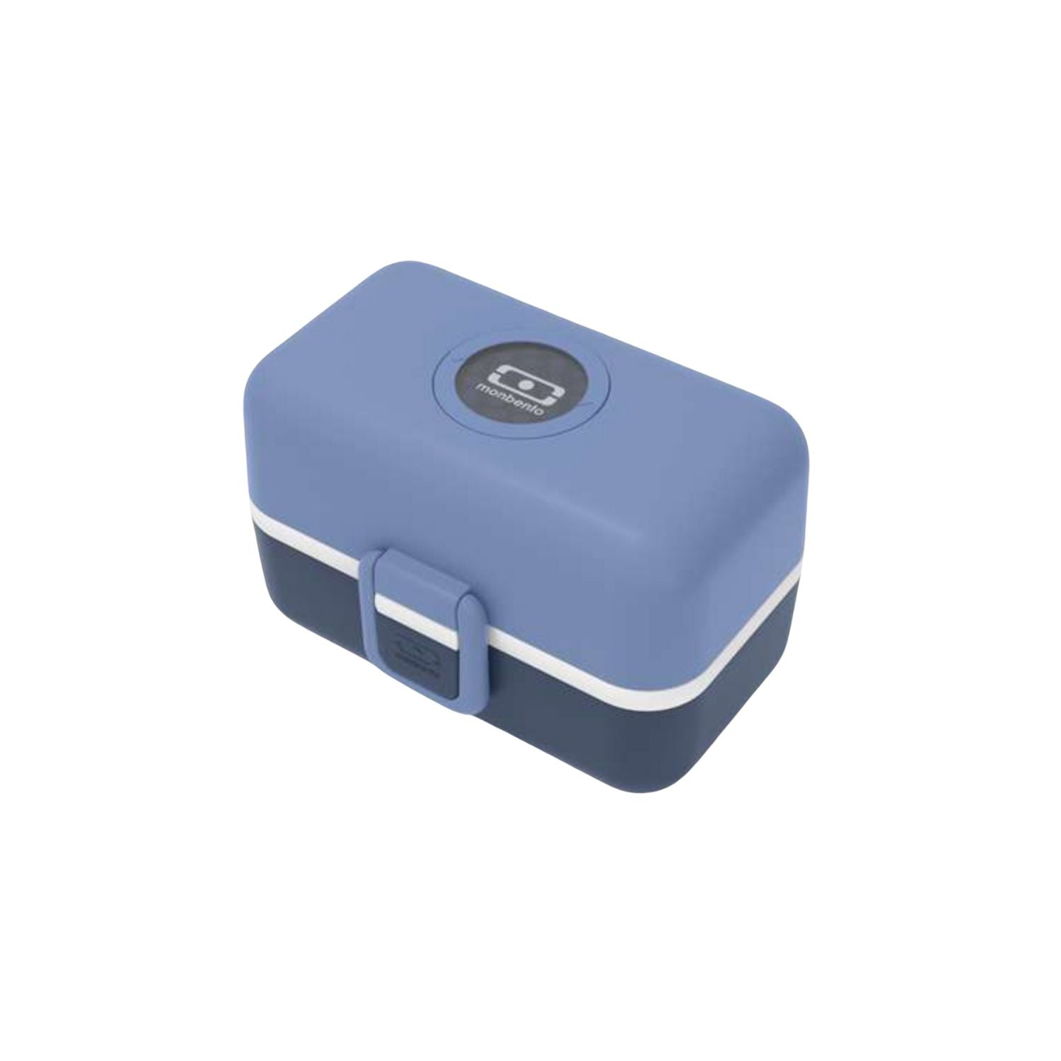 Monbento Tresor Infinity – lunchbox dla dzieci z 3 pojemnikami. Lekki, szczelny i łatwy w otwieraniu. Idealny do szkoły, na wycieczkę i piknik, kolor: niebieski