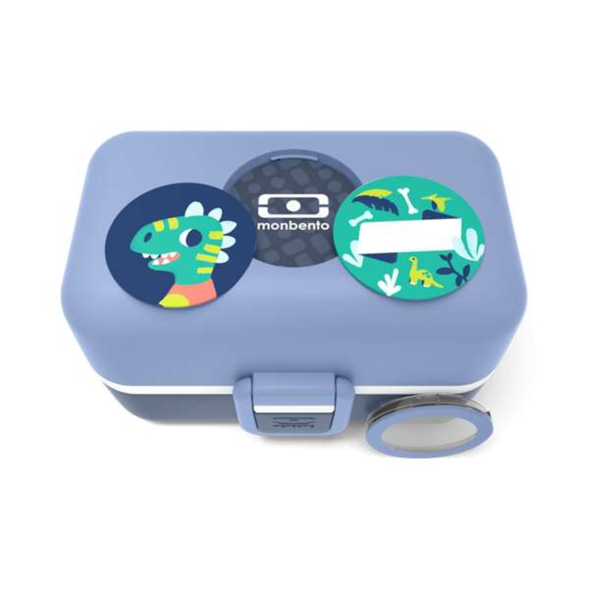 Monbento Tresor Infinity – lunchbox dla dzieci z 3 pojemnikami. Lekki, szczelny i łatwy w otwieraniu. Idealny do szkoły, na wycieczkę i piknik, kolor: niebieski