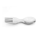 LEKKABOX SPORK – mały łyżkowidelec do jogurtu, dipów i musów, stal nierdzewna, bez BPA, łatwy do zabrania w podróż