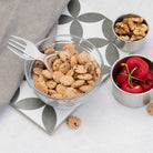 LEKKABOX SPORK – mały łyżkowidelec do jogurtu, dipów i musów, stal nierdzewna, bez BPA, łatwy do zabrania w podróż