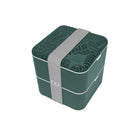 Monbento Square Jungle – francuski lunchbox 1,7 l z dwoma pojemnikami i separatorem. Szczelny, trwały i bez BPA. Idealny do pracy, szkoły i podróży, kolor: zielony