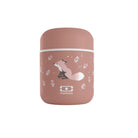 Monbento Capsule Fox – termos dla dzieci 280 ml. Utrzymuje ciepło do 5 h, 100% szczelny i lekki. Idealny na zupę, owsiankę czy makaron w podróży, wzór: lis