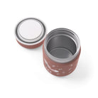 Monbento Capsule Fox – termos dla dzieci 280 ml. Utrzymuje ciepło do 5 h, 100% szczelny i lekki. Idealny na zupę, owsiankę czy makaron w podróży, wzór: lis