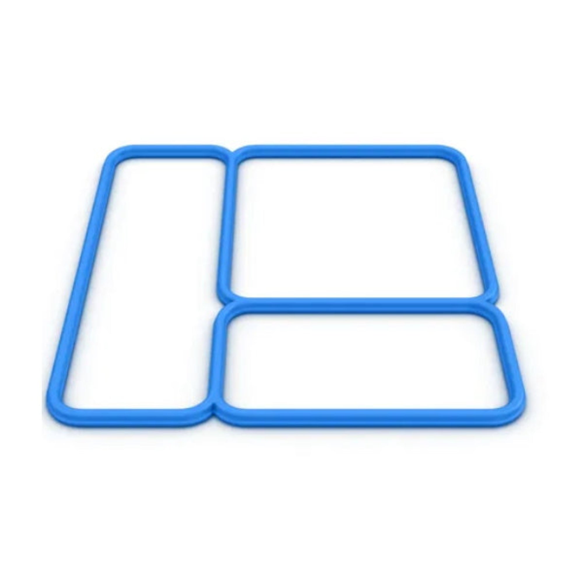 Niebieska uszczelka do śniadaniówki OmieBox – silikonowa, szczelna i bezpieczna, w kolorze Blue Sky