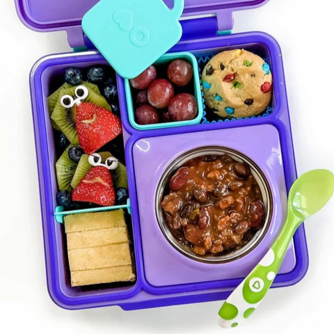 Omiebox lunchbox z termosem chilli con carne