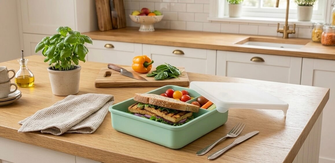Wegańska bułka z tofu – szybki i prosty lunch na wynos