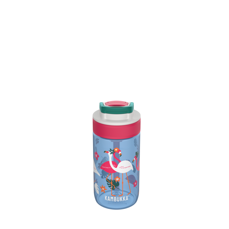 KAMBUKKA LAGOON bidon dla dzieci 400 ml, Blue Flamingo Kambukka Airpots | TwójLunchBox