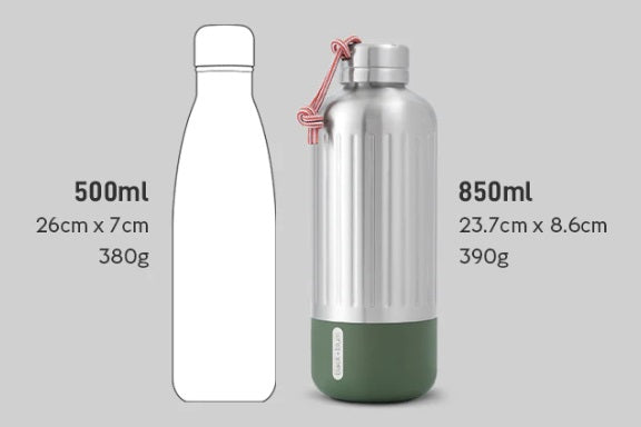 BLACK+BLUM EXPLORER L termobutelka 850 ml, oliwkowa Black+Blum Water Bottles | TwójLunchBox