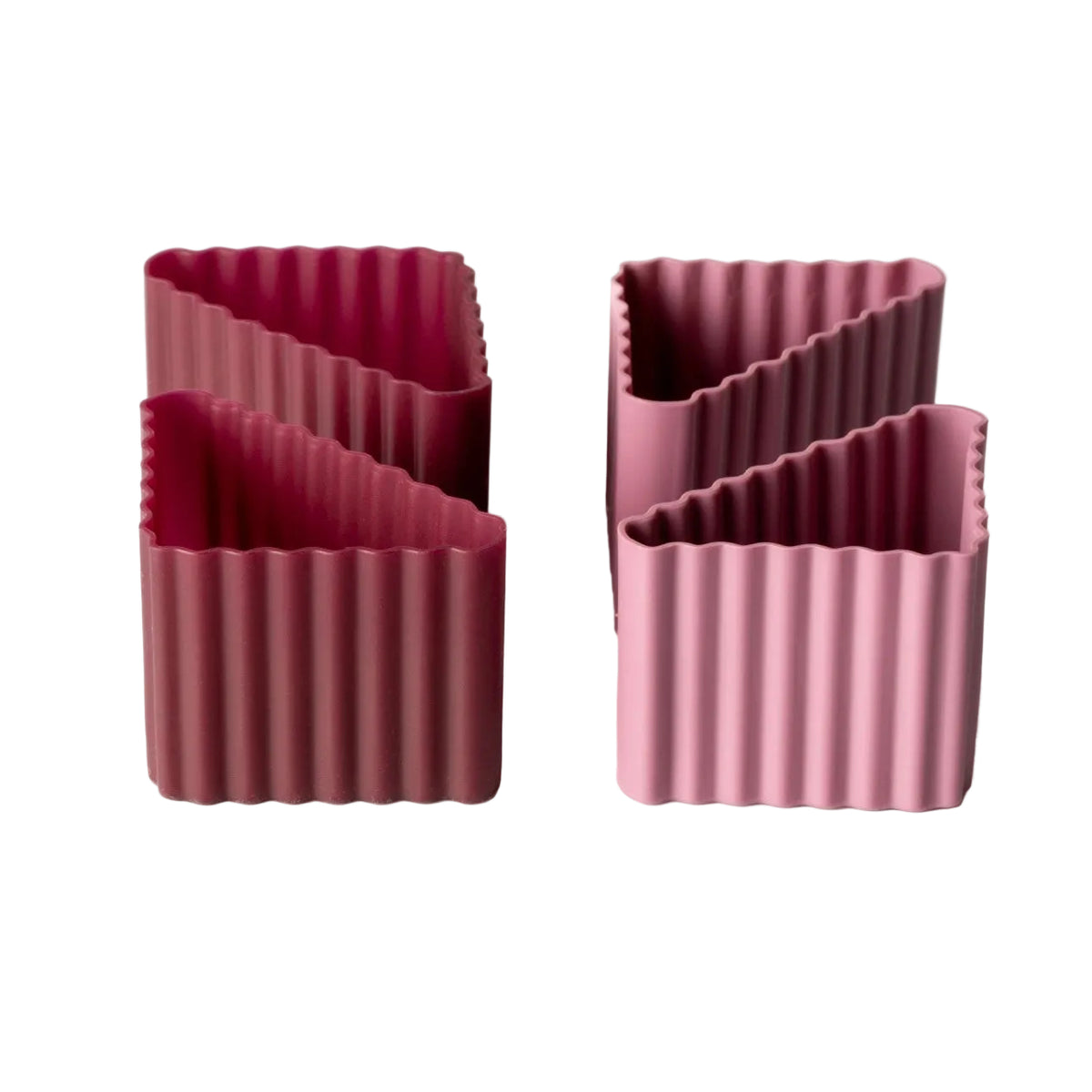 Lekkabox Bento Triangle 4 foremki do lunchboxow Plum