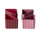 Lekkabox Bento Triangle 4 foremki do lunchboxow Plum