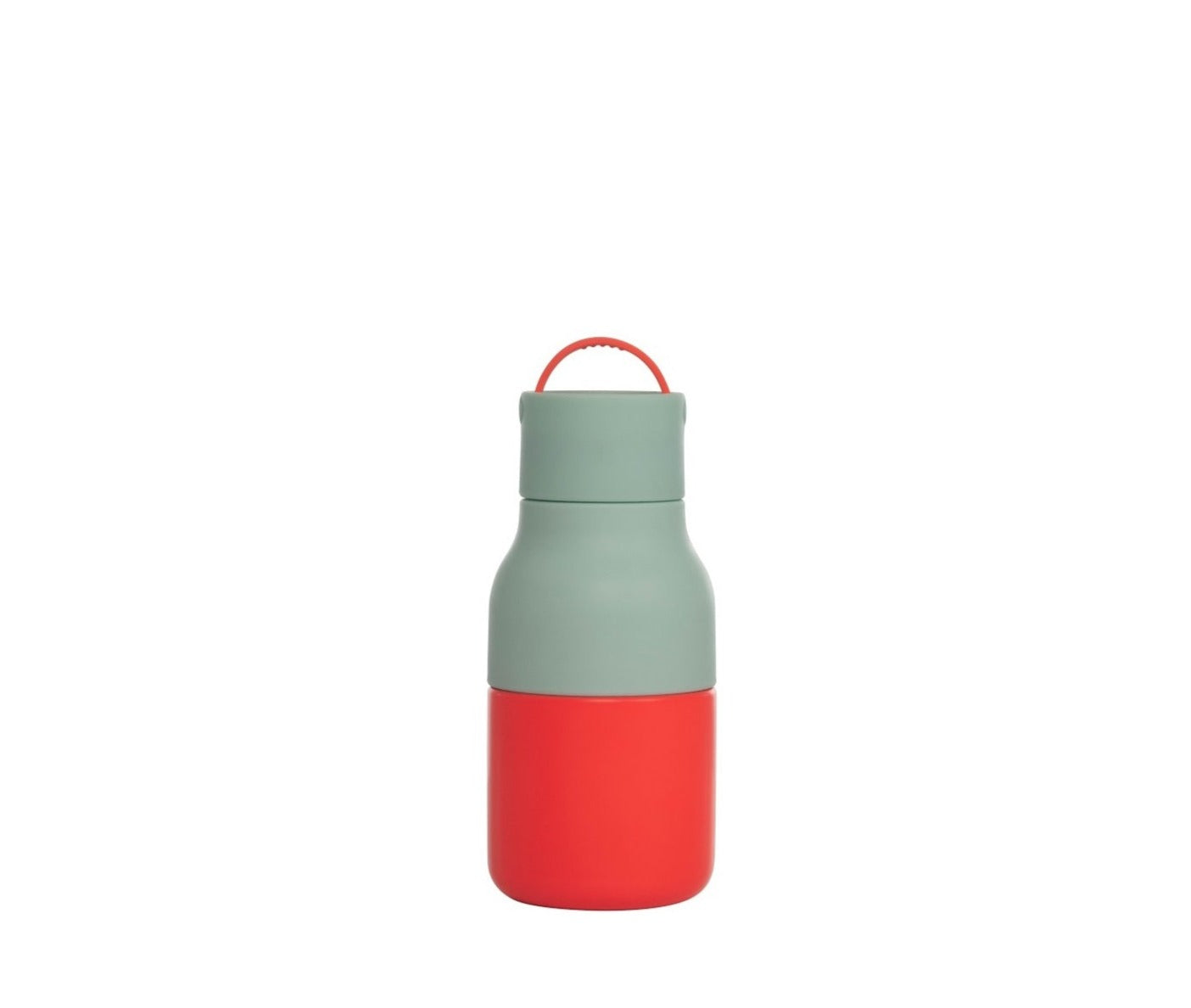 LUND LONDON ACTIVE butelka na wodę 250 ml, Mint/Red Lund London Bottling Bottles | TwójLunchBox