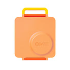 OmieBox Poppy Orange – pastelowo-pomarańczowy lunchbox z termosem, przegródkami i uchwytem, idealny do szkoły i przedszkola.