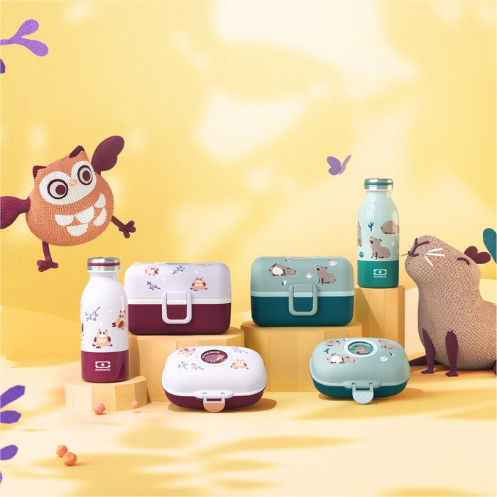 MONBENTO COOLY GRAPHIC, Butelka termiczna dla dzieci, Owl Monbento Thermoses | TwójLunchBox