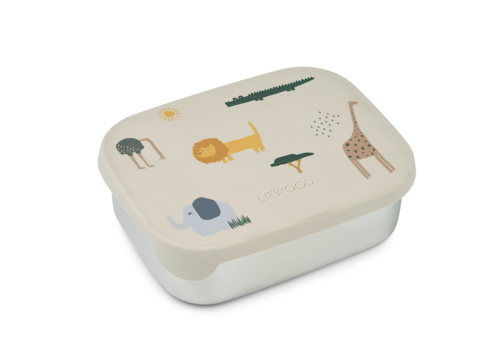 LIEWOOD ARTHUR, pojemnik dla dzieci, Safari Liewood Pudełka i torebki na drugie śniadanie | TwójLunchBox
