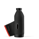 CLOSCA szklana butelka na wodę, Black/Coral Closca Water Bottles | TwójLunchBox