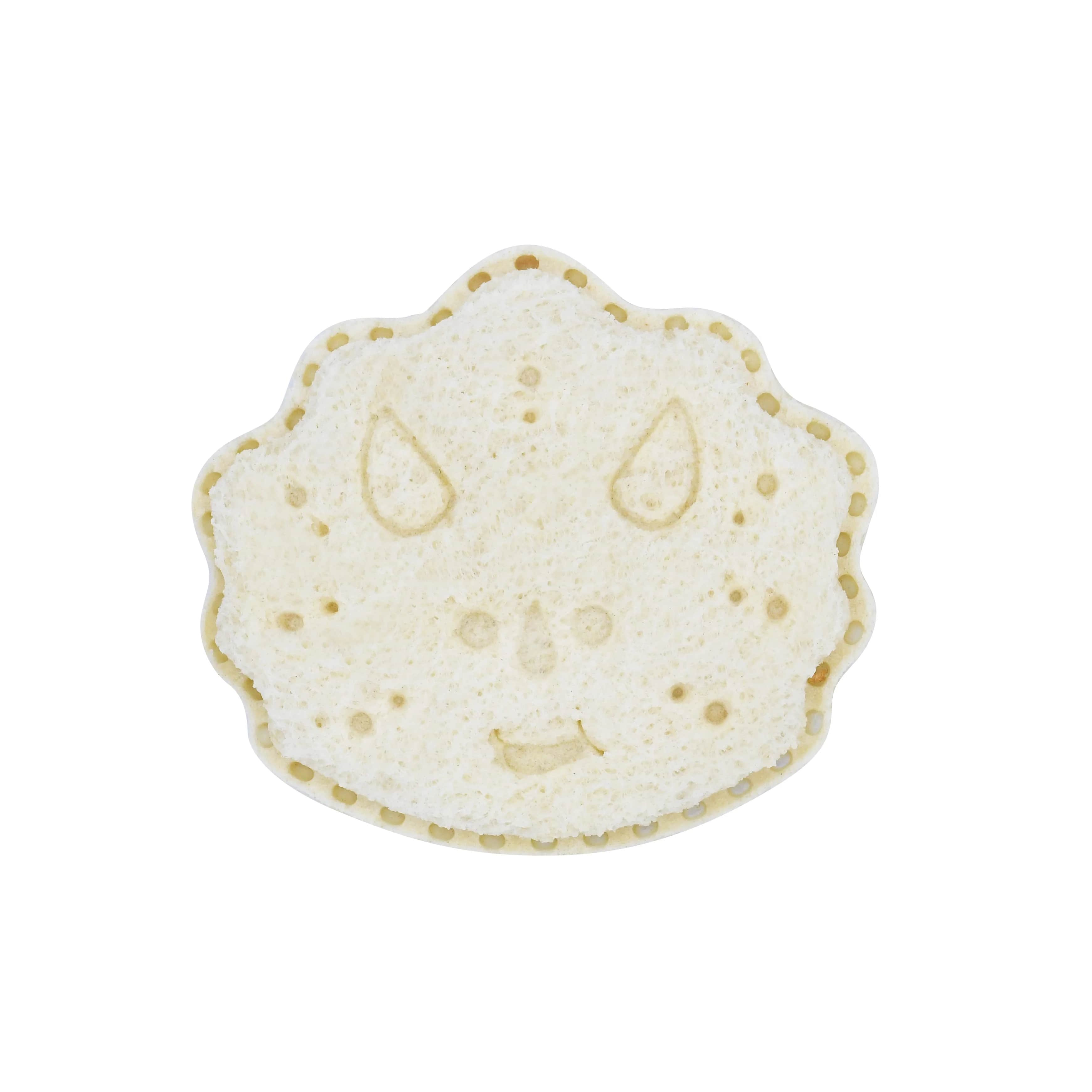 Wykrawacze do kanapek 3w1 Melii Dino + Bulldog - wycina, łączy i odciska wzór, do pieczywa i ciastek, idealne dla niejadków, wzór: dinozaur/pies