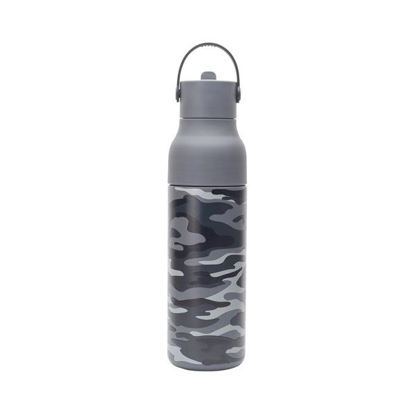 LUND LONDON SPORTS stalowa butelka na trening, Camo Lund London Bottling Bottles | TwójLunchBox