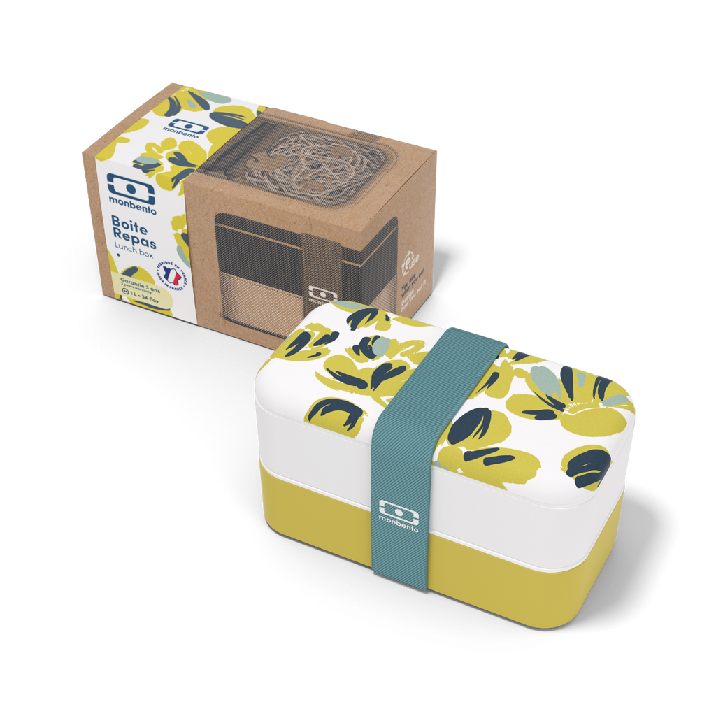 MONBENTO ORIGINAL bento box, 1l, Graphic Meadow Monbento Lunch Boxes & Totes | TwójLunchBox